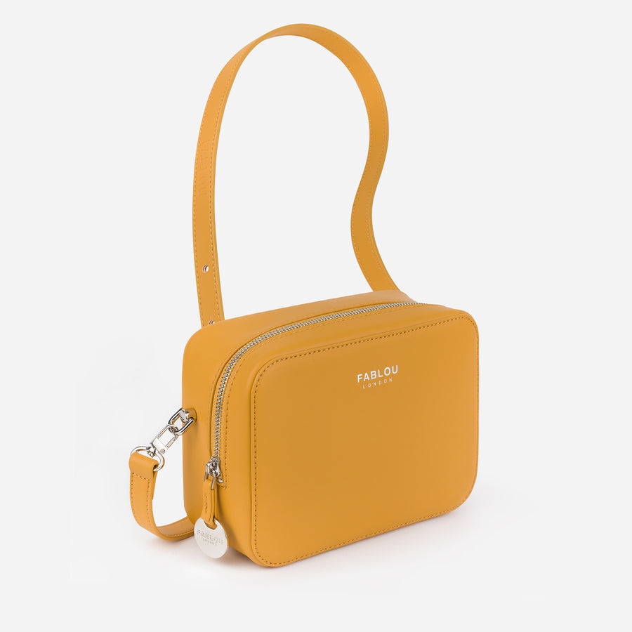 torebka FABLOU eko skóra musztardowa Chelsea 12336452956