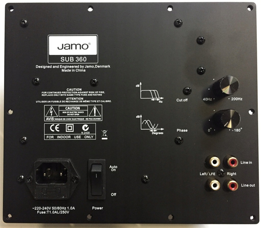 Купить 79517 Электроника Jamo для сабвуфера SUB360: отзывы, фото, характеристики в интерне-магазине Aredi.ru