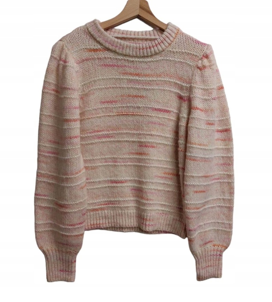 Vero Moda dzianinowy sweter w pastelowe paski M