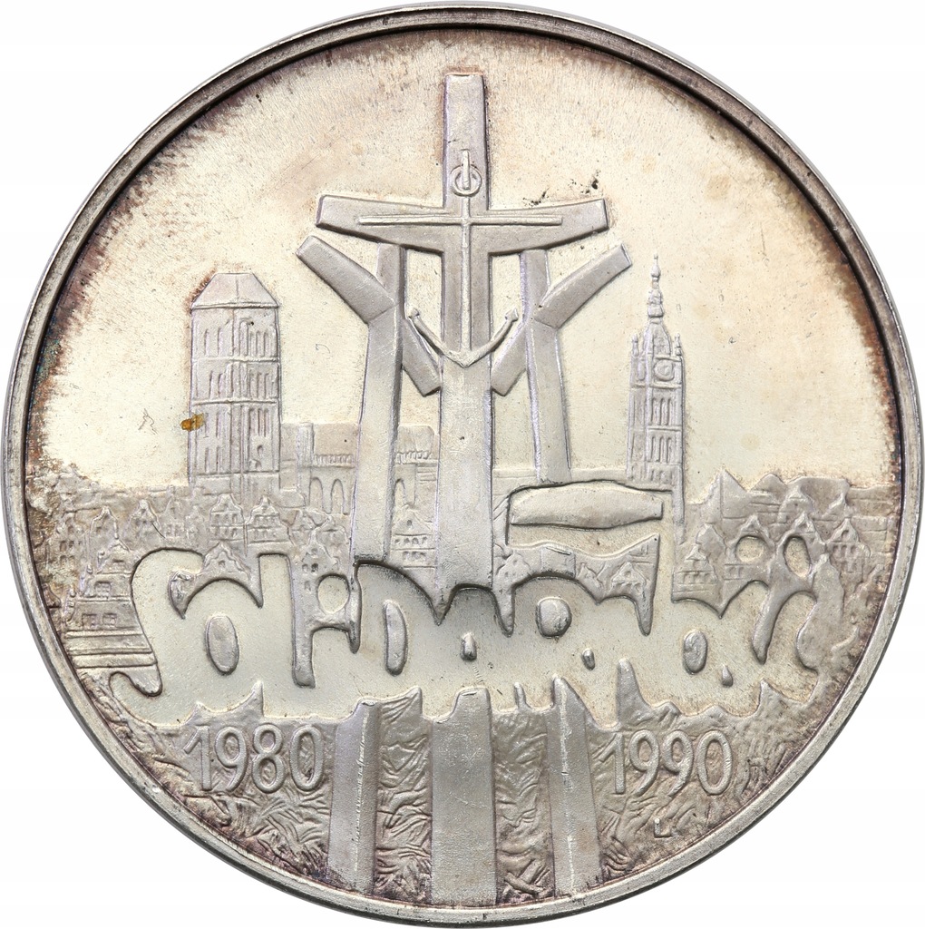 100 000 złotych 1990 Solidarność typ A st.1