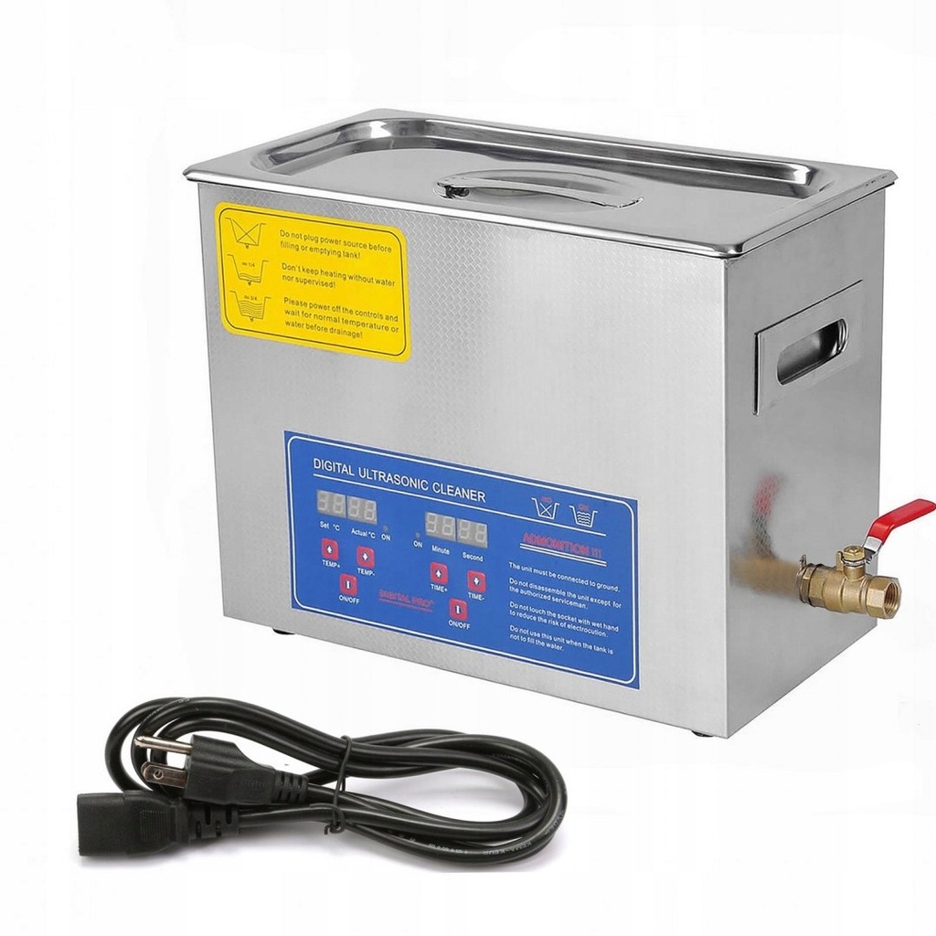 MYJKA WANNA ULTRADŹWIĘKOWA 6.5L 480W KOSZ PS30A