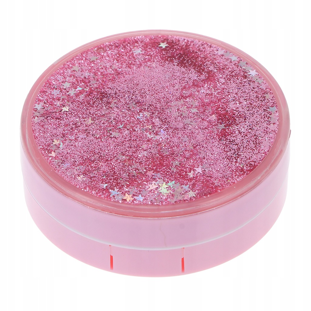 1 Set Glitter Quicksand Lens Box with Mirr