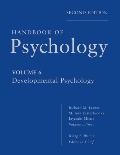 Handbook of Psychology - Developmental Psychology