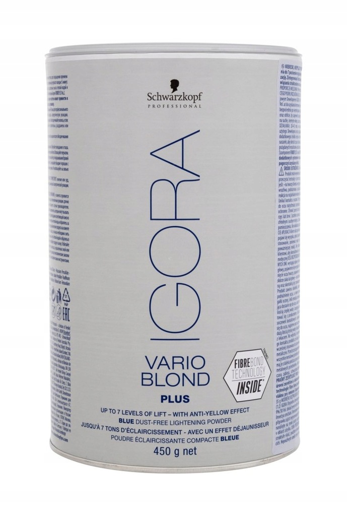 Schwarzkopf Professional Vario Blond Plus Igora Farba do włosów 450g (W) (P