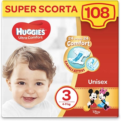 HUGGIES PIELUCHY ROZMIAR 3 3x36SZT