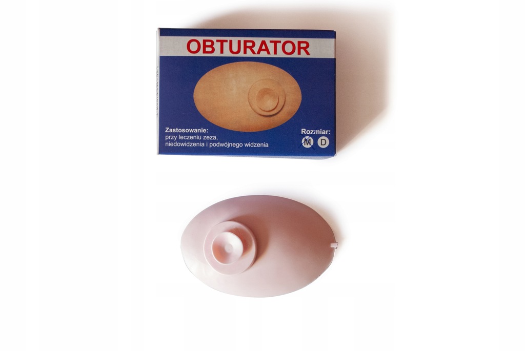 Obturator zasłonka opaska leniwe oko zez S