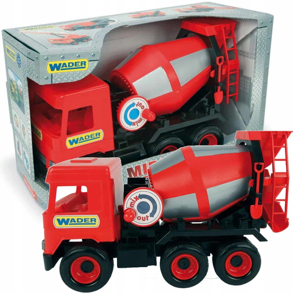 Middle Truck betoniarka czerwona Wader