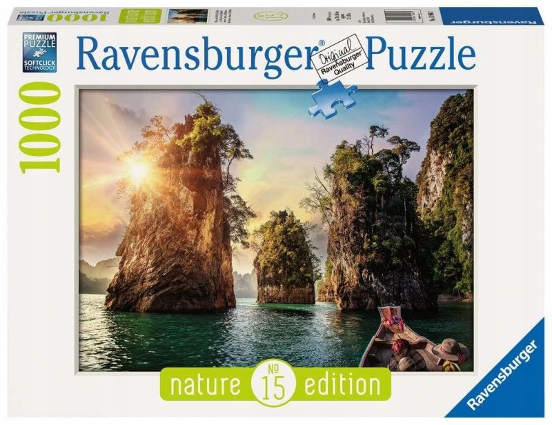 Puzzle 1000 elementów Trzy skały w Cheow, Tajladnia