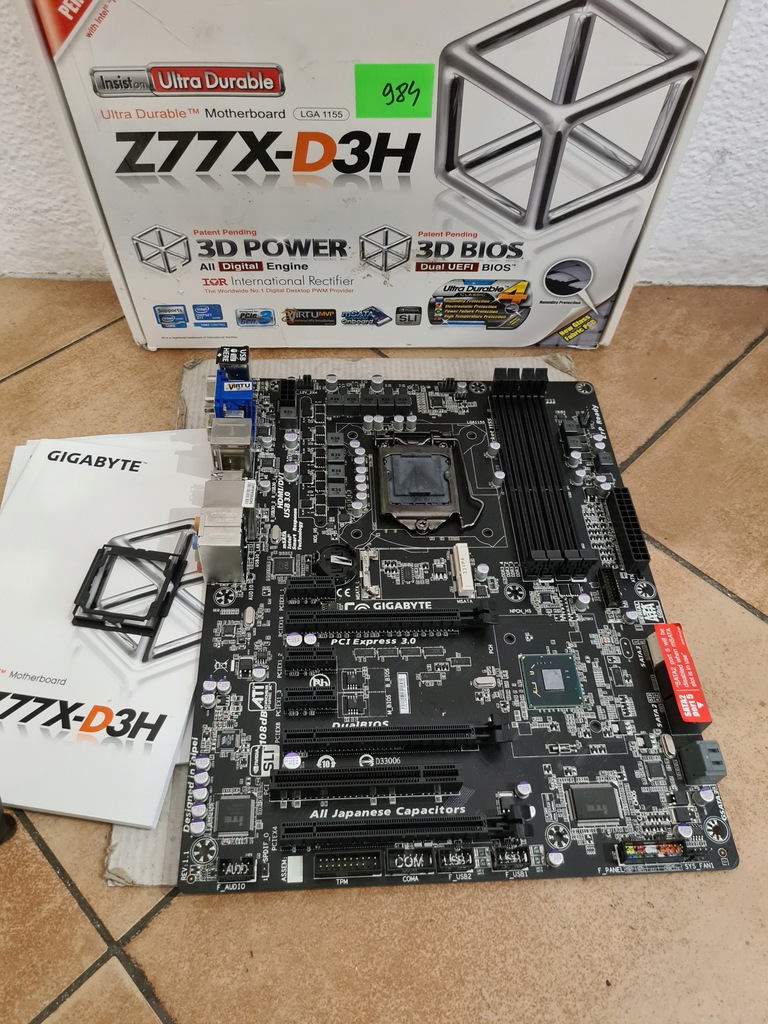 GIGABYTE Z77XD3H 984 12718928100 oficjalne archiwum Allegro