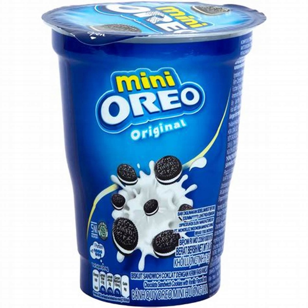 OREO MINI - CIASTECZKA KAKAOWE Z NADZIENIEM WANILIOWYM W KUBKU