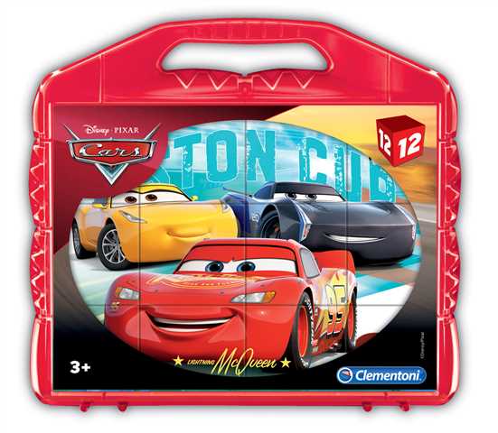 Klocki 12 super kolor Cars 3 41185 Clementoni