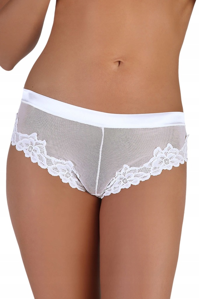 Białe szorty damskie L XL Malvine panty white L XL