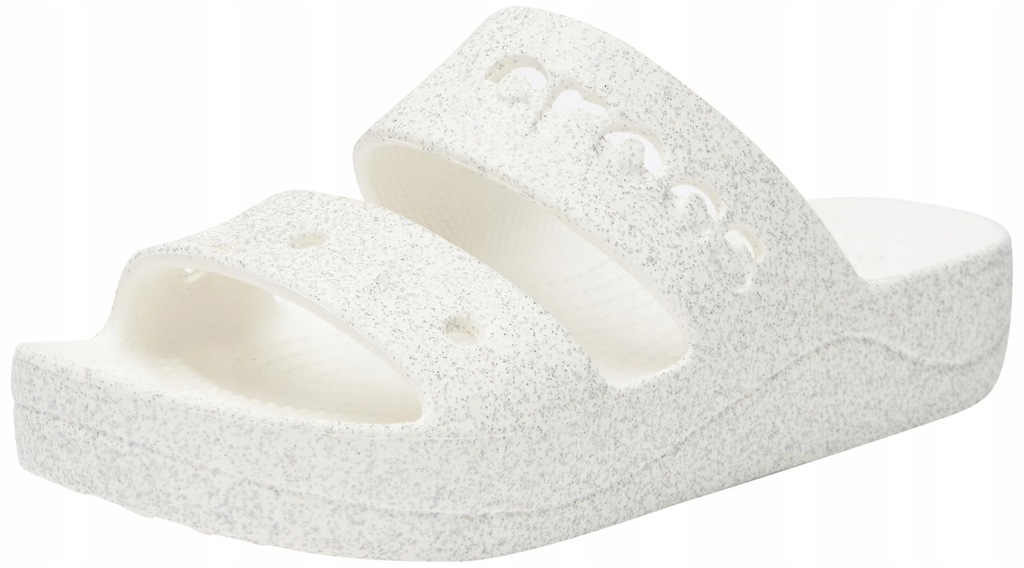 Crocs Damskie sandały Baya Platforma Brokatowe,
