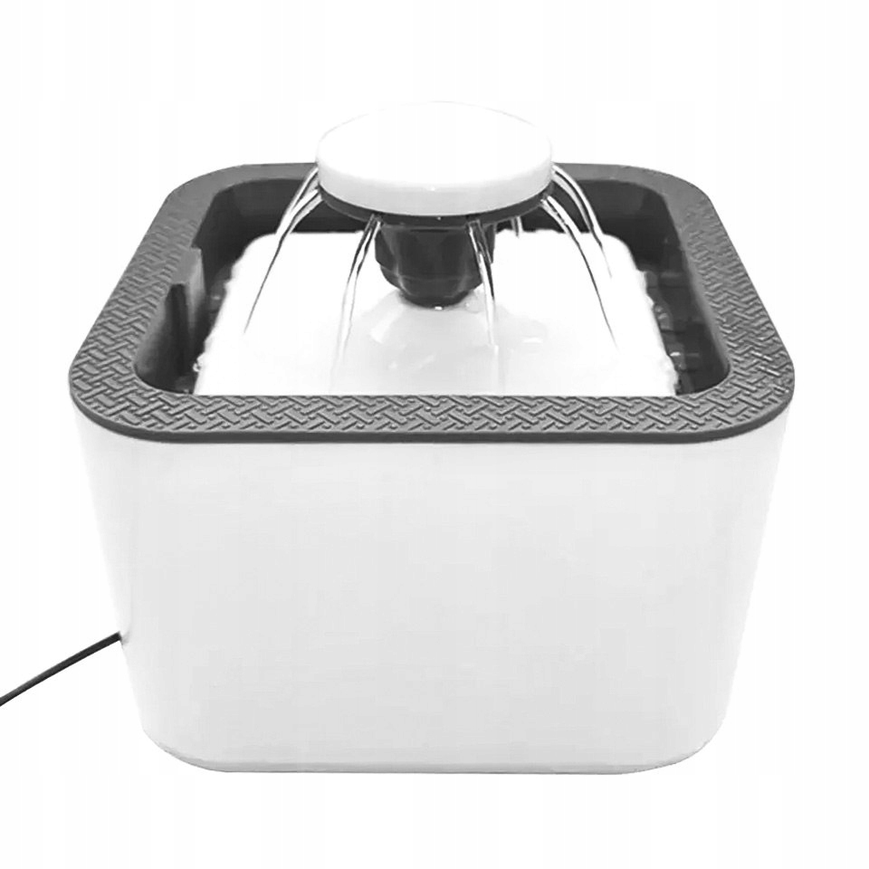 POIDŁO MISKA AUTOMATYCZNE NA WODĘ DLA PSA KOTA FONTANNA USB DWA FILTRY