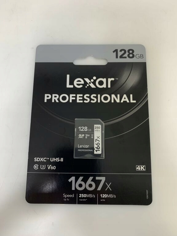 KARTA LEXAR PROFESSIONAL 128GB 1667X 250MB UHS-II