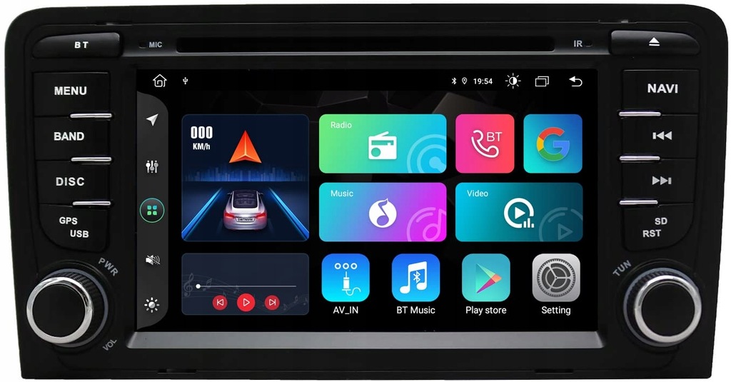 Radio samochodowe SWTNVIN Android 10.0 GPS Audi A3