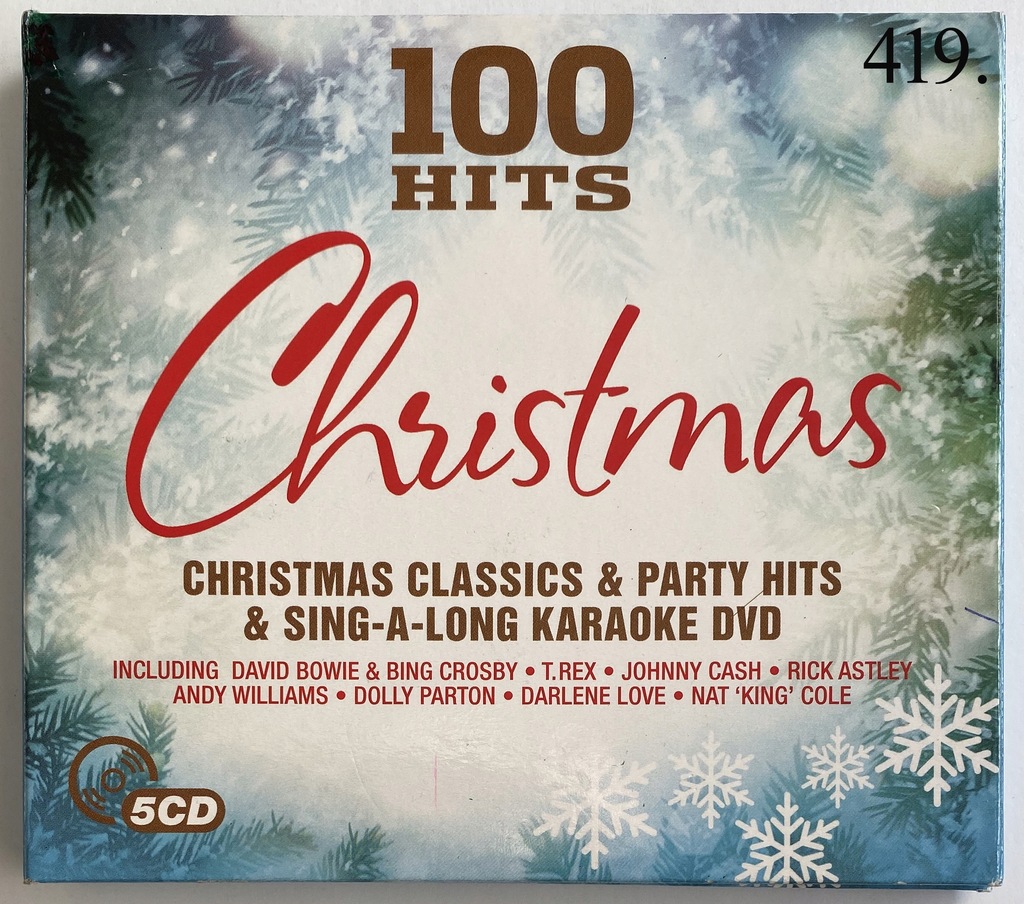 100 CHRISTMAS HITS 4CD+DVD JAK NOWE !! bez folii