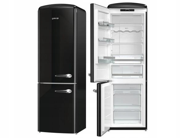 LODÓWKA retro GORENJE ONRK193BK-L 194cm czarna - 11316967906 ...