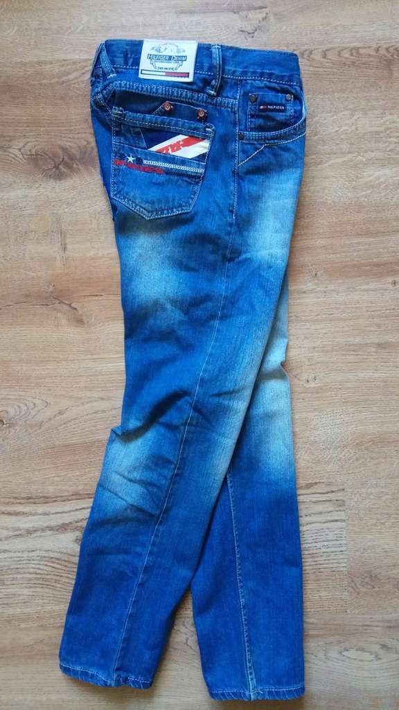 TOMMY HILFIGER SPODNIE JEANSY DLA CHŁOPCA 158