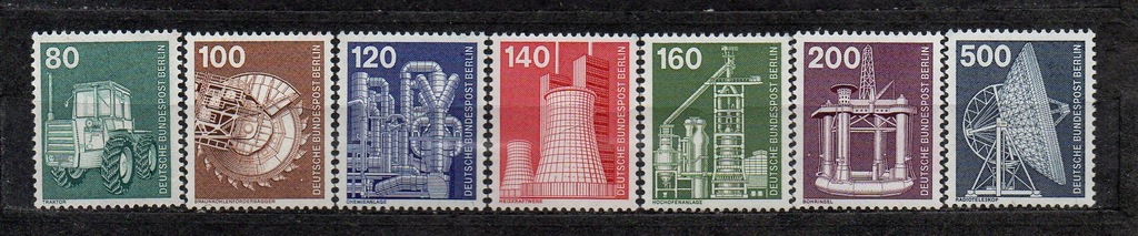 Berlin- 1975 Mi 501-07**