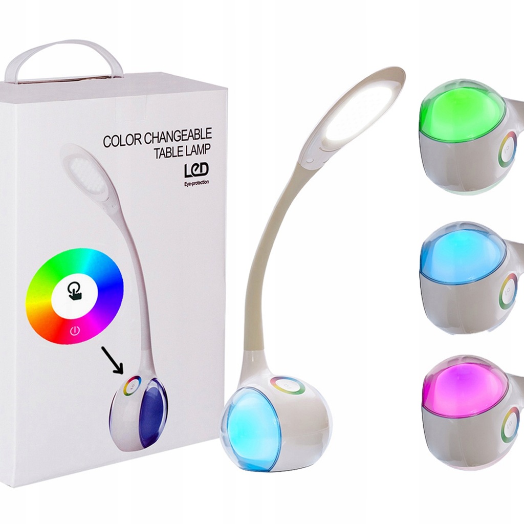 Купить Настольная лампа USB LED DESK LAMP 256 ЦВЕТОВ RGB: отзывы, фото, характеристики в интерне-магазине Aredi.ru