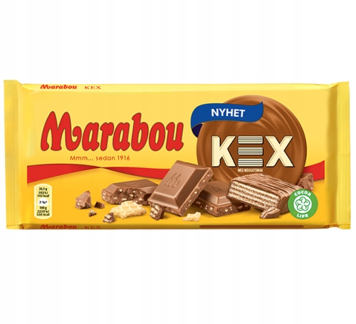 MARABOU CZEKOLADA SZWEDZKA KEX 185g