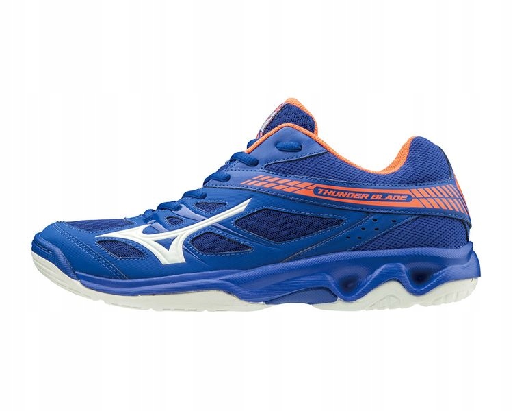 BUTY MIZUNO THUNDER BLADE BL/WH MEN 44,5 PROMO