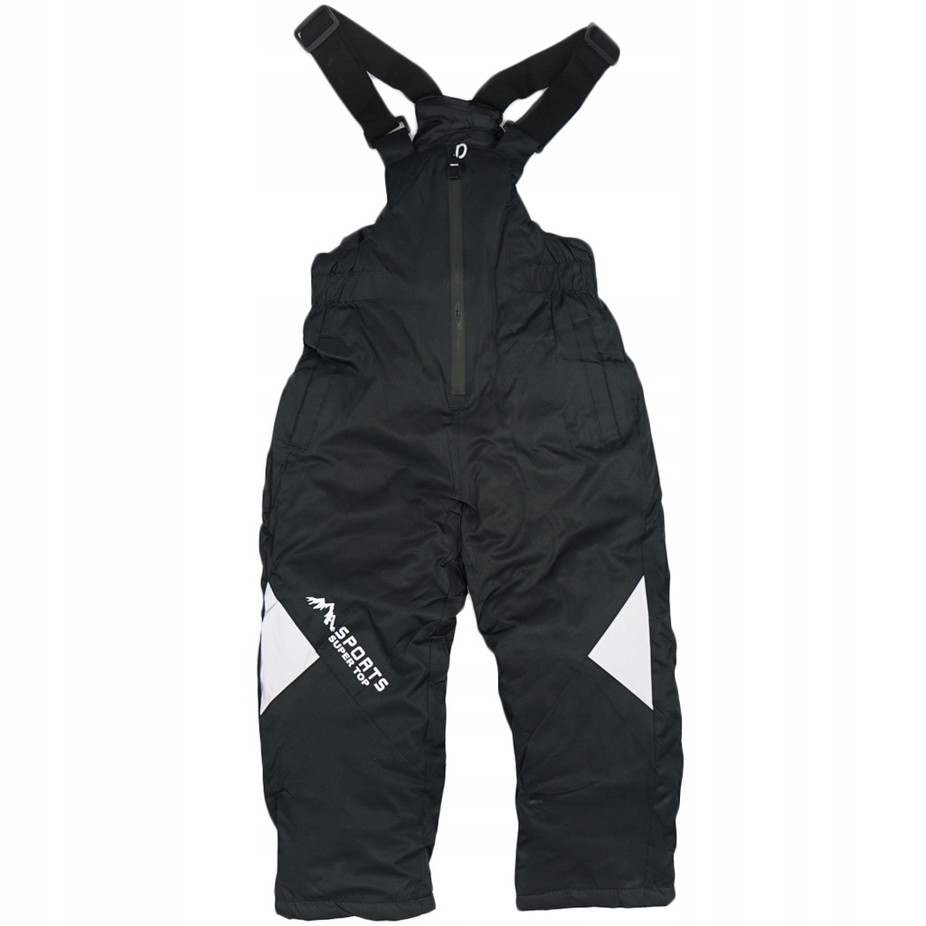 SPODNIE NARCIARSKIE zimowe CZARNE sports r. 158