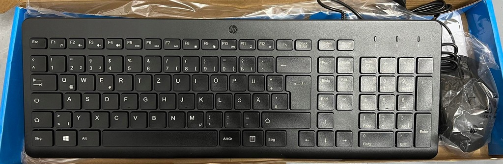 Zestaw HP 150 Klawiatura + mysz USB 240J7AA