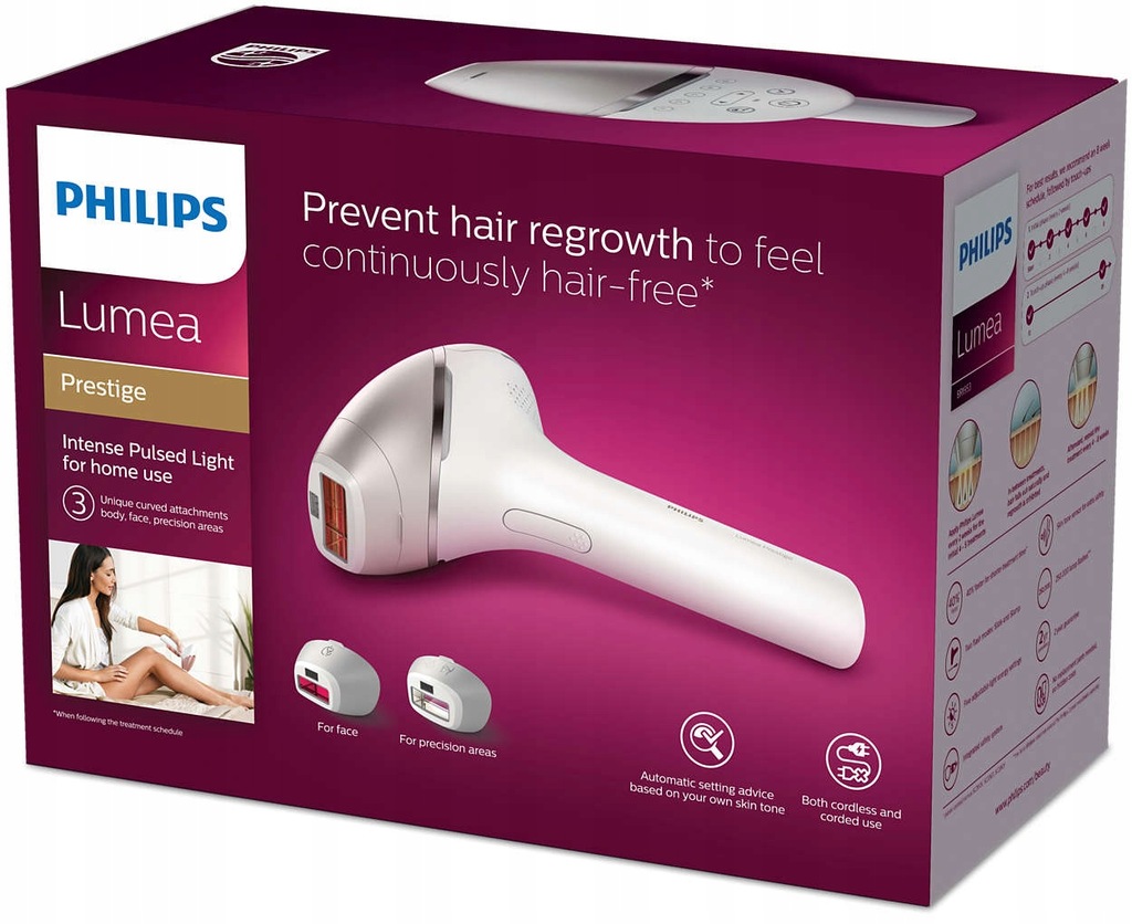 Depilator laserowy IPL Philips Lumea BRI953/00 7561957441 oficjalne