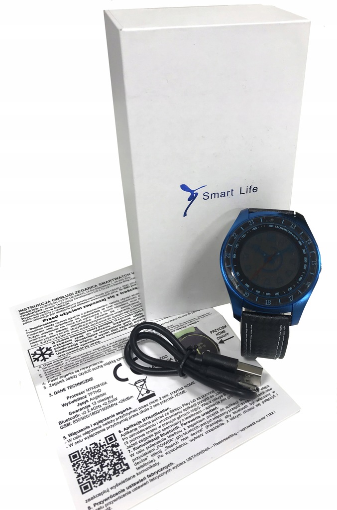 SMARTWATCH V10 ZEGAREK PULSOMETR SIM ANDROID IOS - 7669691555 - oficjalne archiwum Allegro