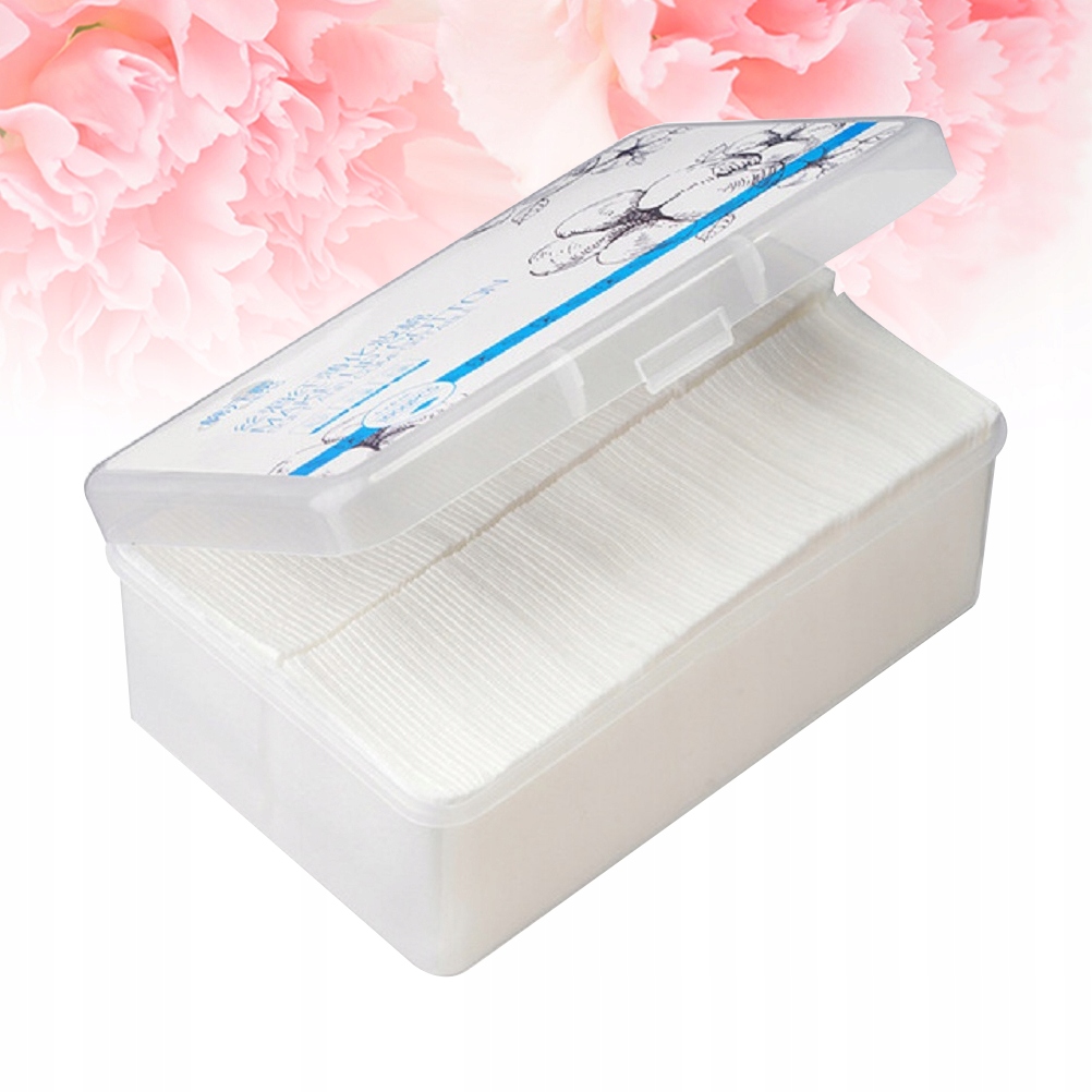 1000pcs in 1 Box White Makeup Remover Wash Face Co