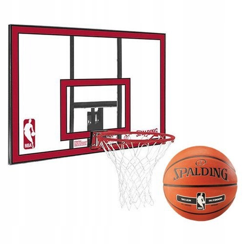 Zestaw tablica do kosza tarcza Spalding NBA Piłka