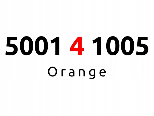 5001-4-1005 | Starter Orange (radar 9c) #E