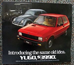 Prospekt reklamowy 1985 Yugo unikat