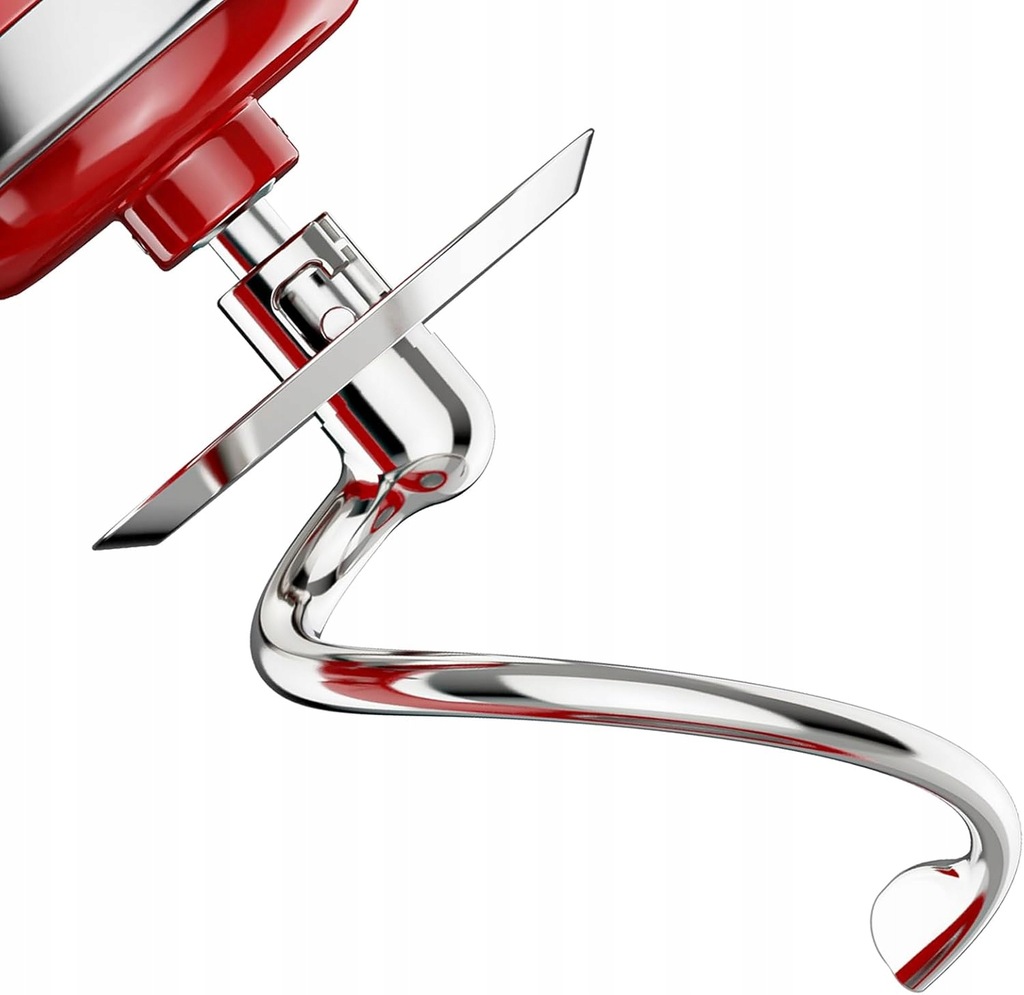 GVODE Hak spiralny ze stali do KitchenAid 4.5–5L – do ciasta/pizzy