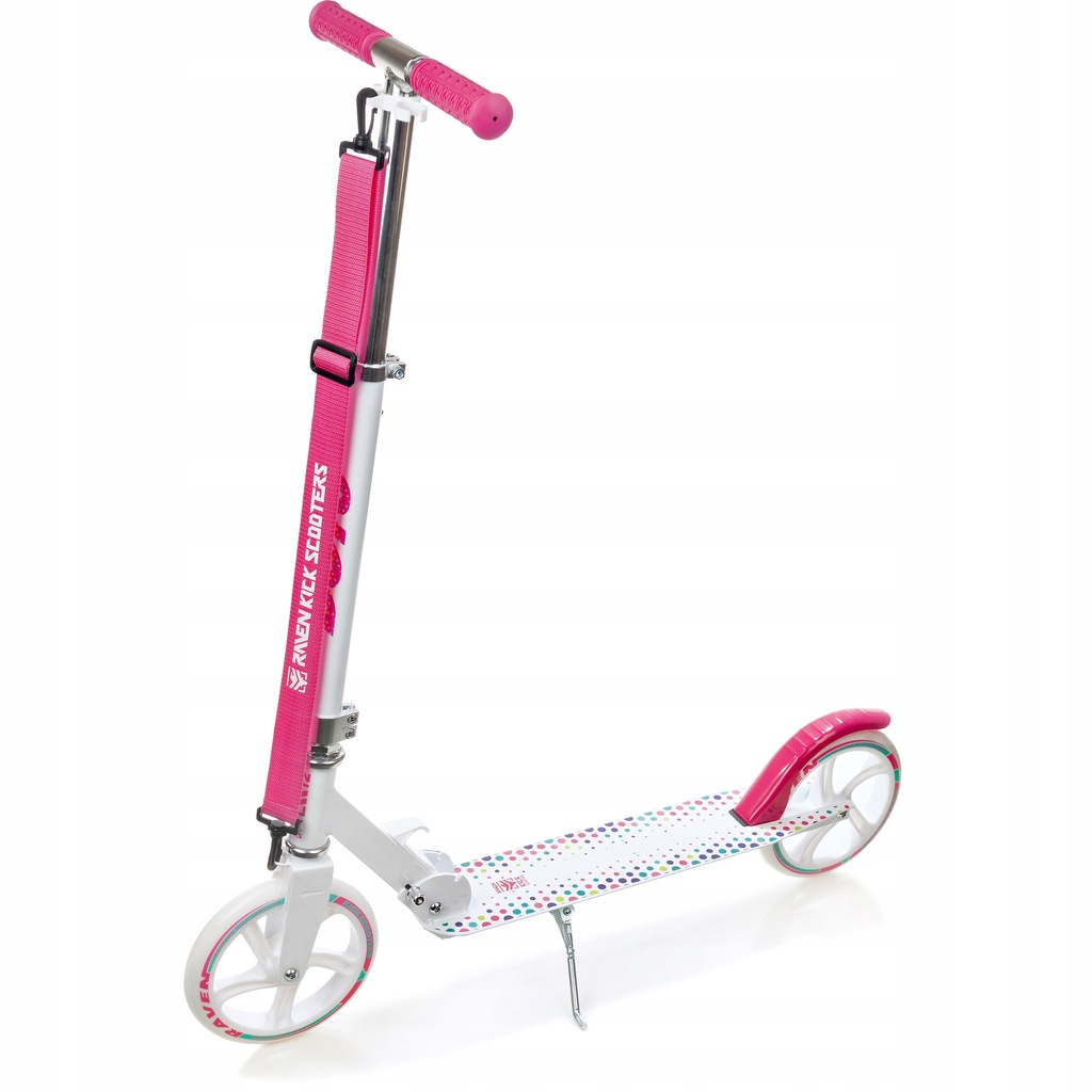 Купить Большой складной самокат RAVEN Dots White 200мм: отзывы, фото и ...