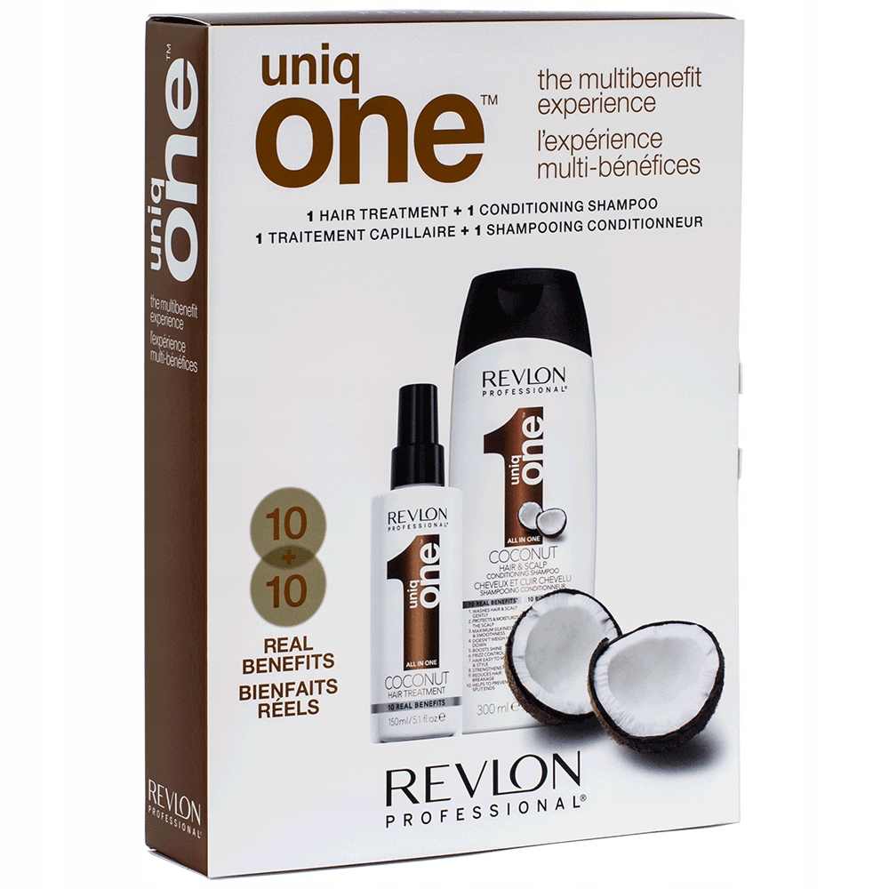 REVLON UNIQ ONE ZESTAW SZAMPON 300ML ODZYWKA 150ML