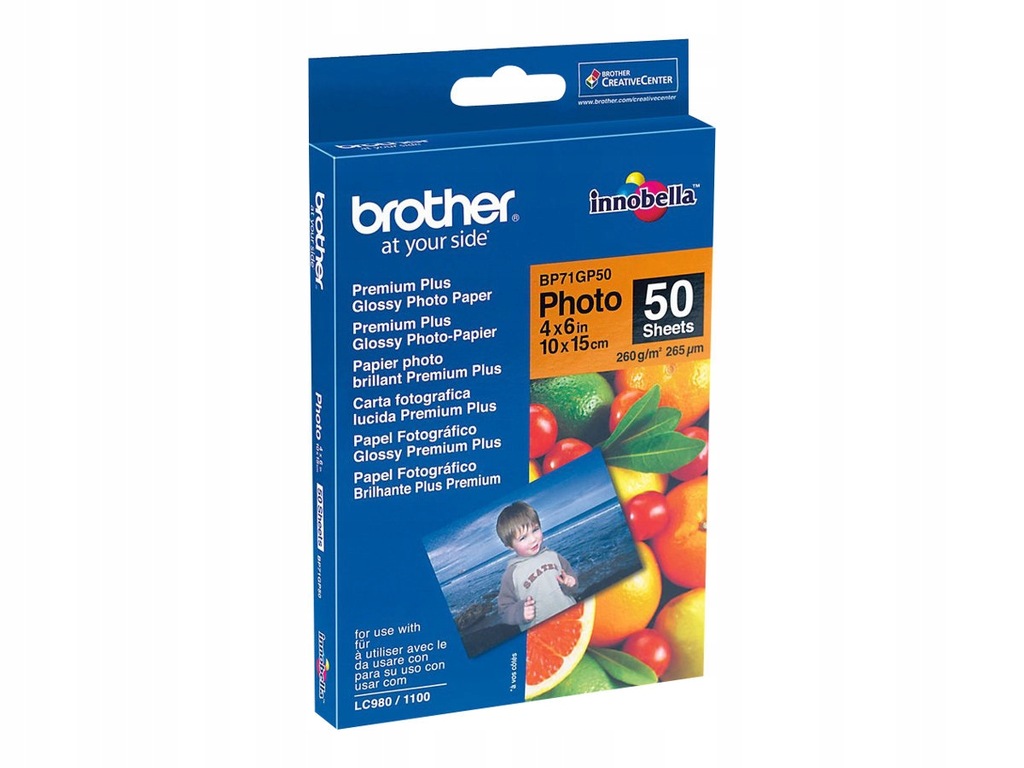 Brother BP71GP50 Papier fotograficzny Br