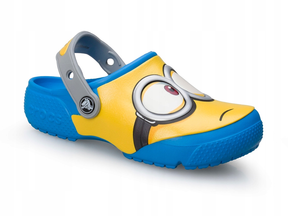 Crocs gumowe klapki MINIONKI dziecięce 204113-456