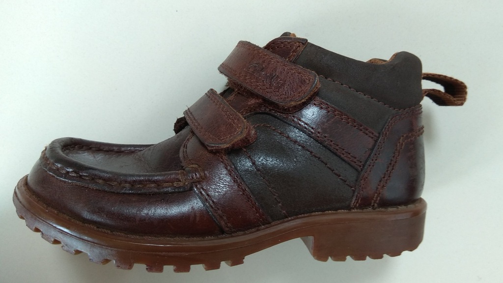 Botki trapery Clarks 25/17 cm US 8,5 cm skóra