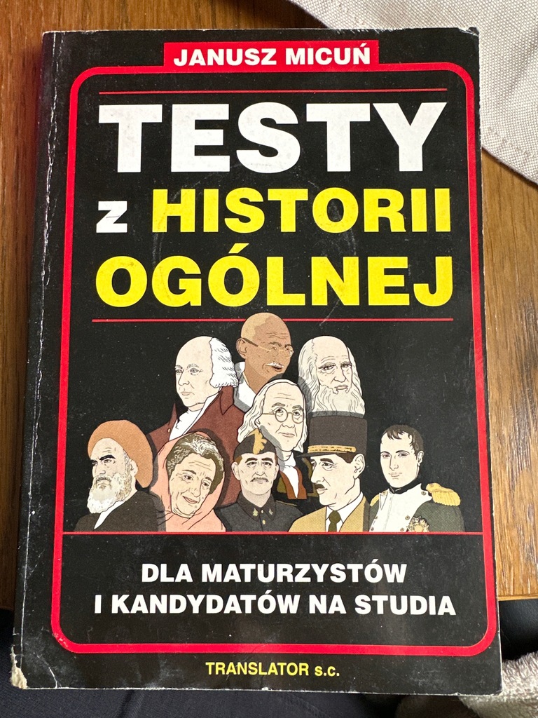 Testy z historii ogólnej Janusz Micuń