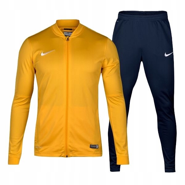 DRES NIKE MĘSKI ACADEMY BLUZA SPODNIE ŻÓŁTY XL