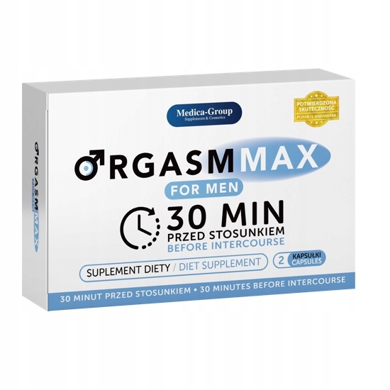 Orgasm Max For Men suplement diety na szybką i dłu
