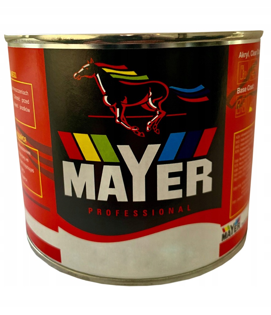 Wysokiej Jakości Lakier Bazowy Metalic Perła 500ml MAYER