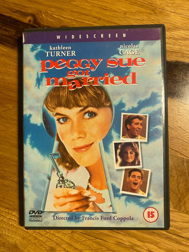 PEGGY SUE WYSZŁA ZA MĄŻ - NICOLAS CAGE - JIM CARREY - DVD UNIKAT