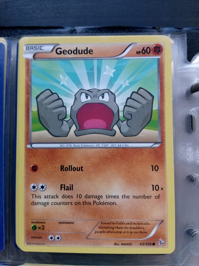 Karta Pokemon Geodude Oficjalne Archiwum Allegro