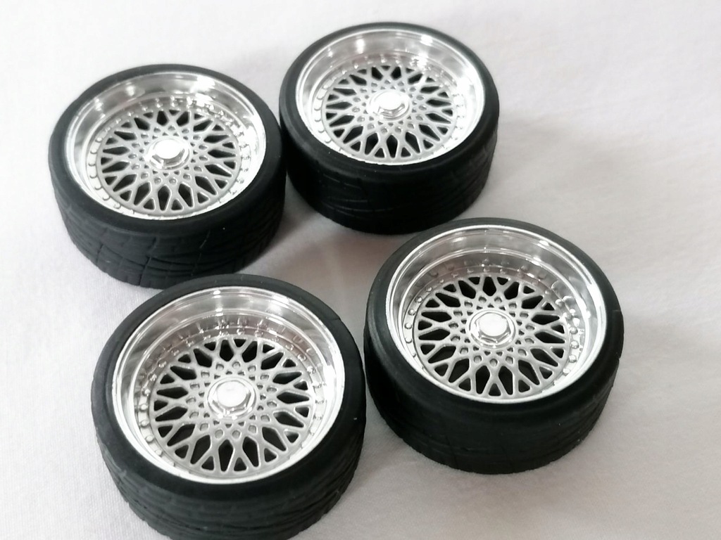 KOŁA DO MODELI BBS RS 16 FELGI 1:18