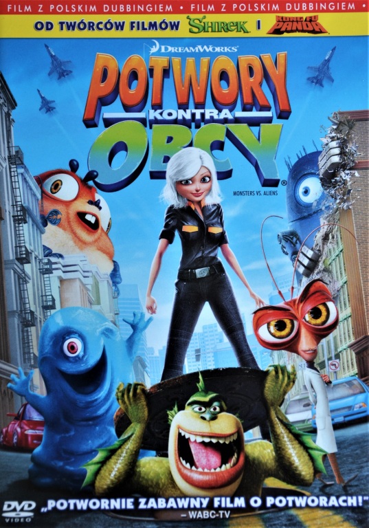 " POTWORY KONTRA OBCY " film dvd dla dzieci