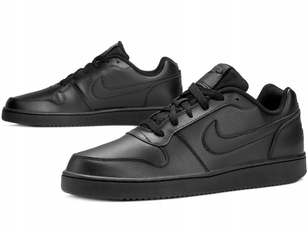 Кеды найк мужские черные кожаные. 1775 3. 1775 3. Aq1775-003. Nike ebernon low.